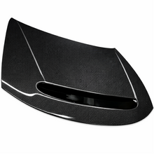 Load image into Gallery viewer, Black Ops Demon carbon fiber hood full view glossy finish