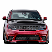 Load image into Gallery viewer, Close-up of Black Ops real carbon fiber weave and Demon window