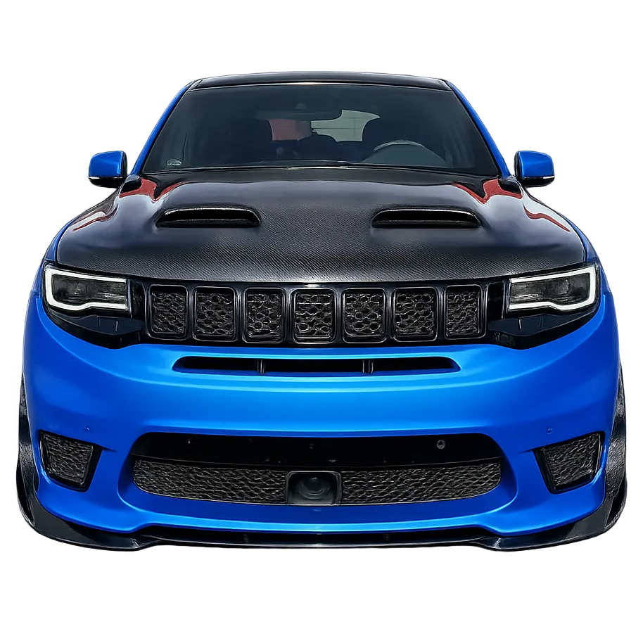 Black Ops hood showing OEM Redeye vent integration