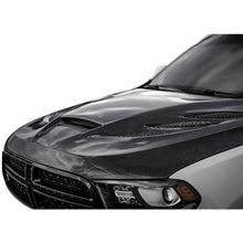 Load image into Gallery viewer, Black Ops Sniper Hood full view on Dodge Durango