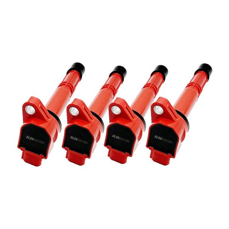 BLOX Honda K-Series Coil Pack Set of 4  - Red - Black Ops Auto Works