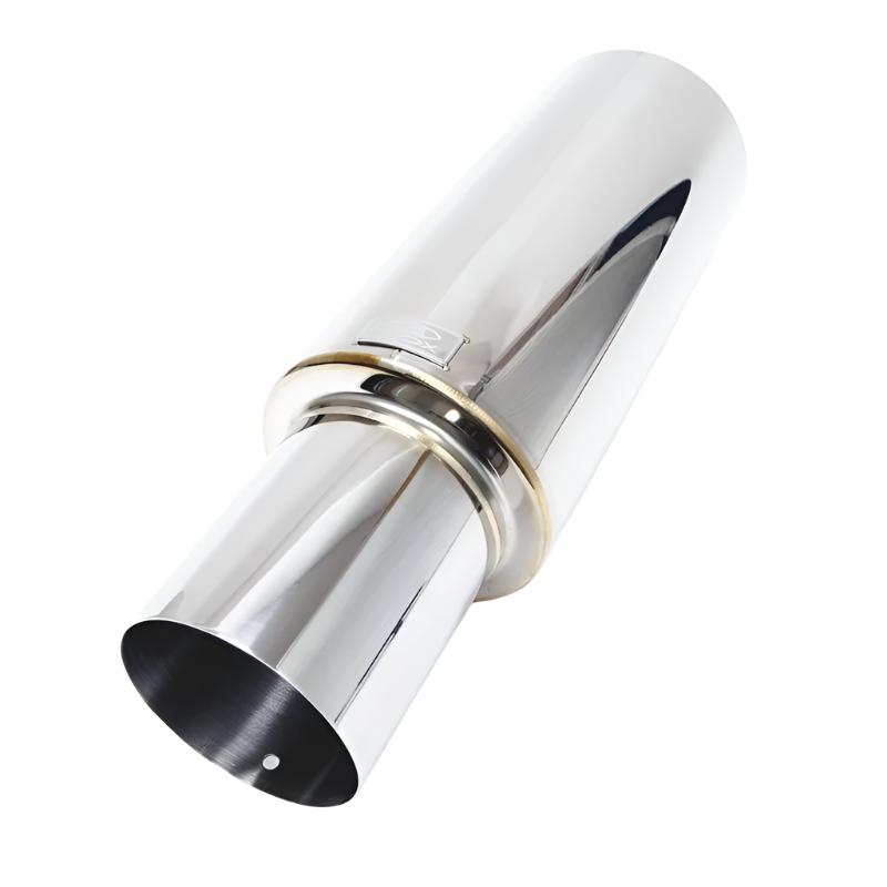 BLOBXEX-00110-BLOX Racing 76.2mm N1 Straight Tip Muffler Universal-Muffler-BLOX Racing