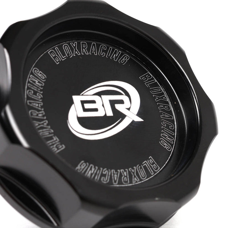 BLOX Racing Billet Honda Oil Cap - Black BLOX Racing BLOBXAC-00501-BK