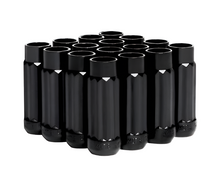 Load image into Gallery viewer, BLOX Racing 12-Sided P17 Tuner Lug Nuts 12x1.25 - Black Steel - Set of 16 - BLOX Racing BXAC-00144-BK