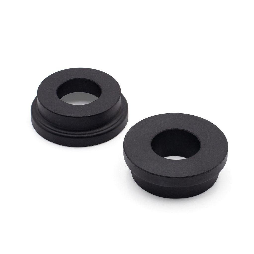 BLOX 2-Piece Billet Aluminum Solid Shifter Bushing B-Series Transmissions - Black - BLOX Racing BXAC-00322-BK