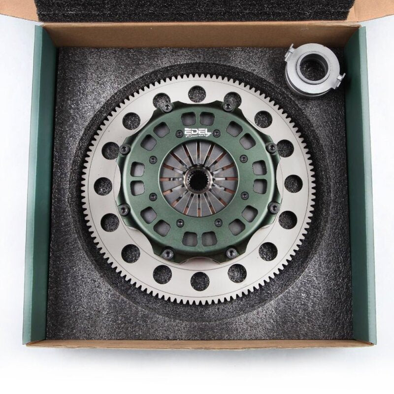 BLOX Racing Honda D-Series Twin Disc Clutch 7.25in Sprung by Edel for BLOX Racing - BLOX Racing BXFL-10225