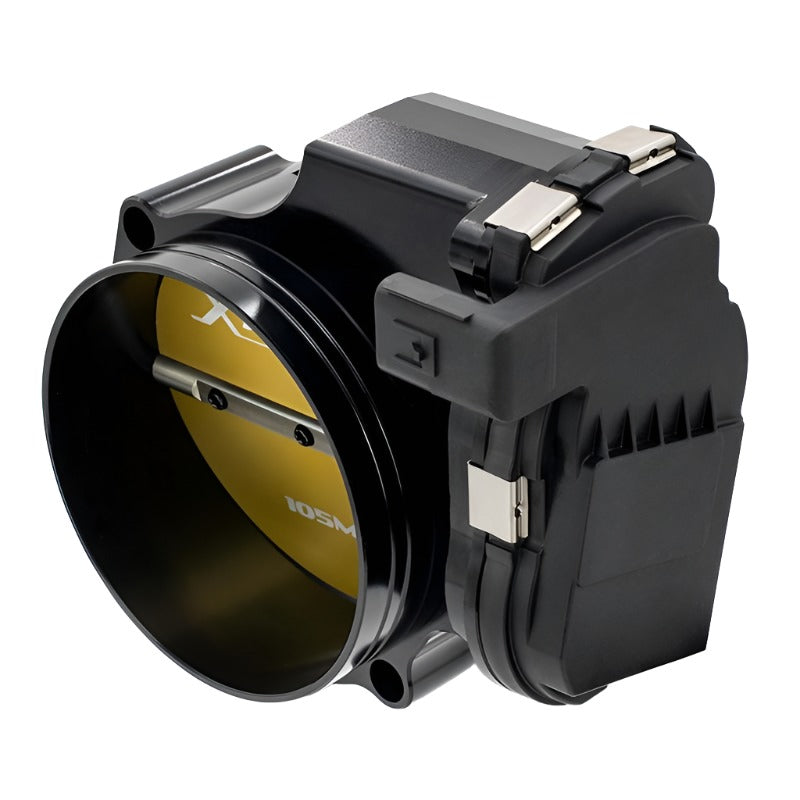 BLOX Racing 2015+ Dodge Hellcat / Jeep Trackhawk 6.2L 105mm Electronic Billet Throttle Body - Bla - BLOX Racing BXIM-00255-BK
