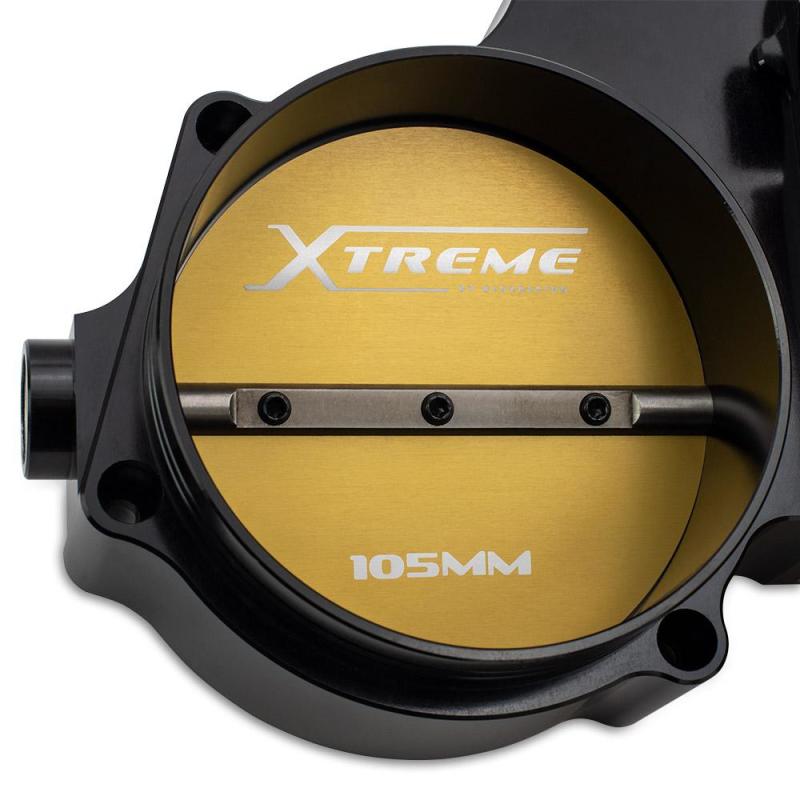 BLOX Racing 2015+ Dodge Hellcat / Jeep Trackhawk 6.2L 105mm Electronic Billet Throttle Body - Bla - BLOX Racing BXIM-00255-BK