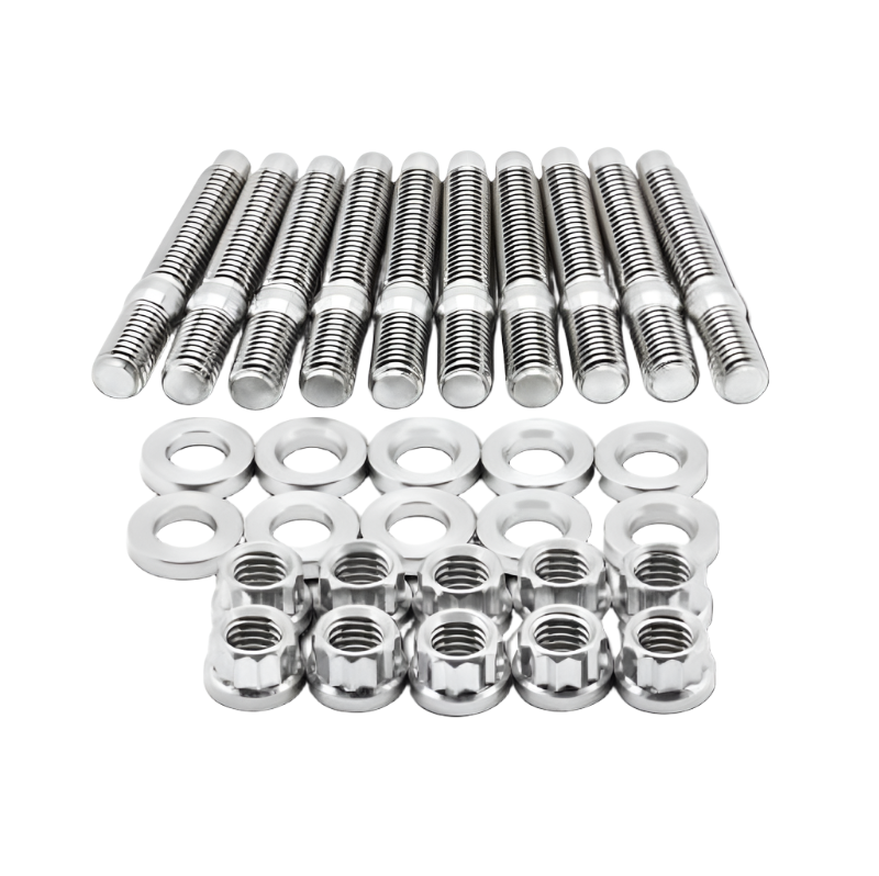 BLOX Racing BLOX Racing Manifold M8x1.25x45mm Stud Kit 10-piece - Black Ops Auto Works