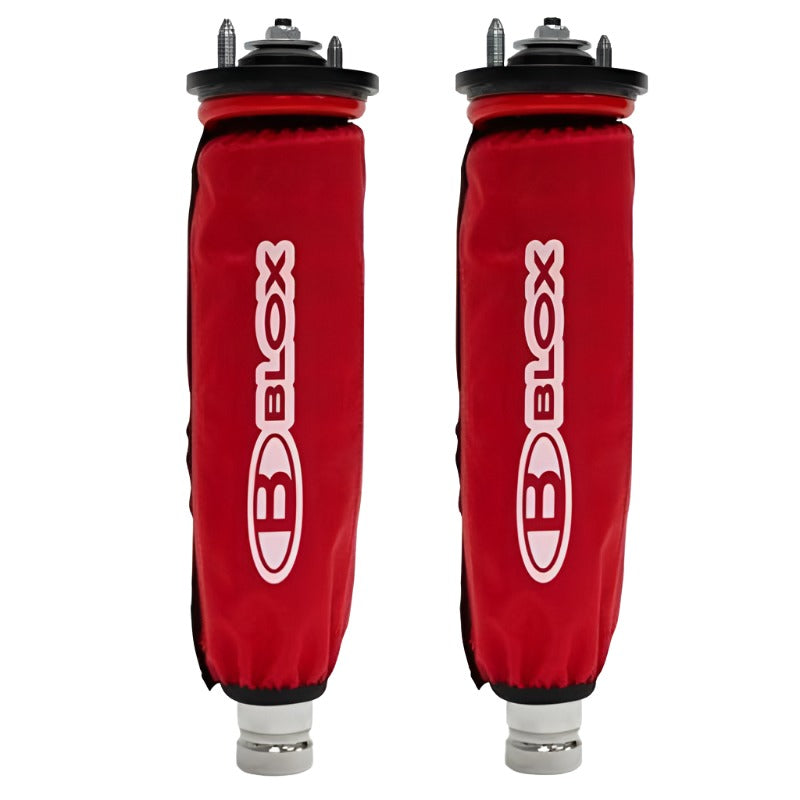 BLOX Racing Coilover Covers - Red (Pair) - Black Ops Auto Works