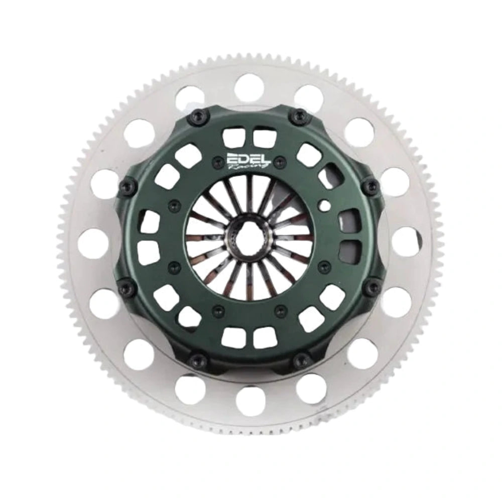 BLOX Racing Honda D-Series Twin Disc Clutch 7.25in Sprung by Edel for BLOX Racing - BLOX Racing BXFL-10225