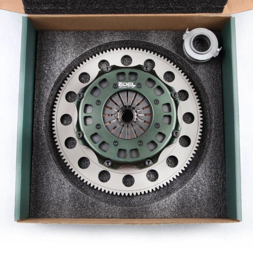 BLOX Racing Honda D-Series Twin Disc Clutch 7.25in Sprung by Edel for BLOX Racing - BLOX Racing BXFL-10225