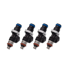 Load image into Gallery viewer, BLOBXEF-04914.14-1000-4-BLOX Racing Eco-Fi Street Injectors 1000cc/min w/ 1/2in Adapter For Honda K Series - Set of 4-Fuel Injectors - Single-BLOX Racing