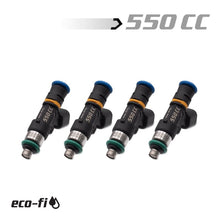 Load image into Gallery viewer, BLOBXEF-06514-550-4-BLOX Racing Eco-Fi Street Injectors 550cc/min Honda K Series (Set of 4)-Fuel Injectors - Single-BLOX Racing