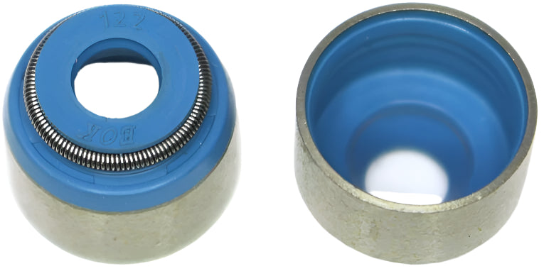 BLOX Racing Honda 5.5mm Valve Stem Seals Blue FKM - Set of 8 