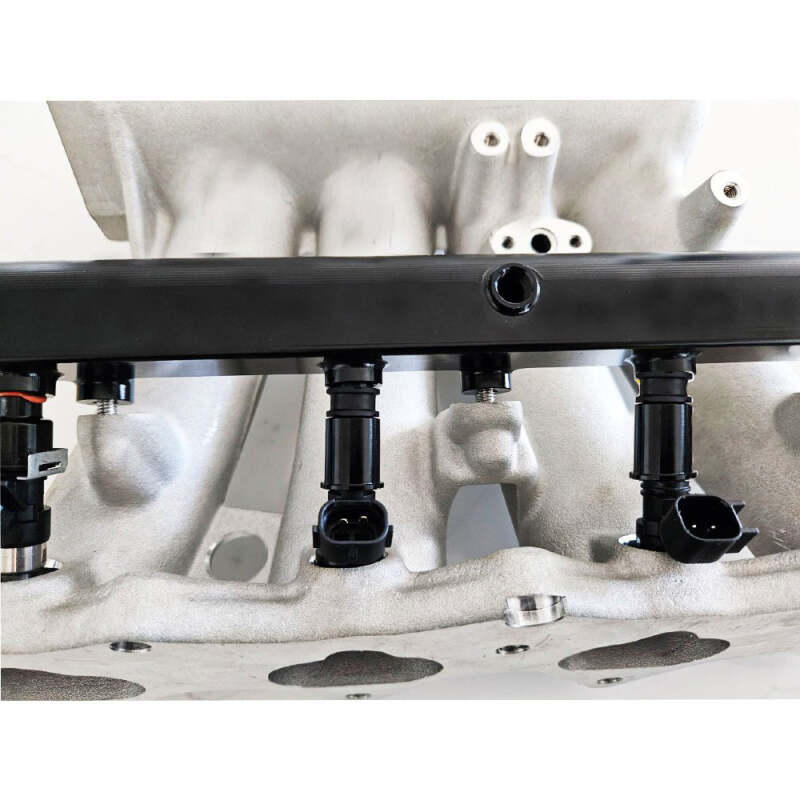 BLOX Racing B-Series Aluminum Fuel Rail Black - XTREME 1800hp