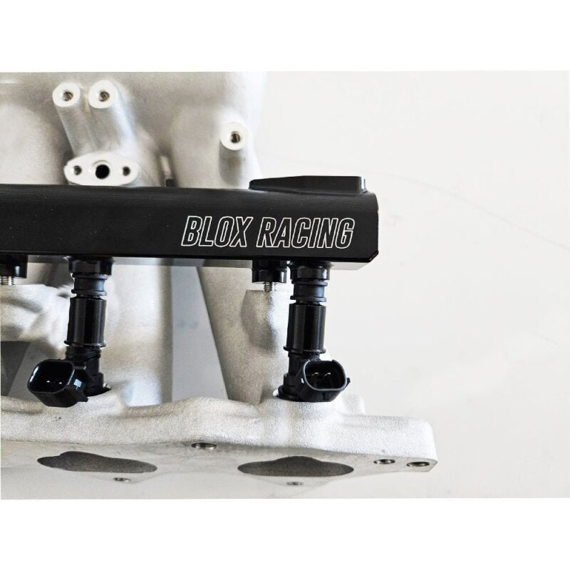 BLOX Racing B-Series Aluminum Fuel Rail Black - XTREME 1800hp