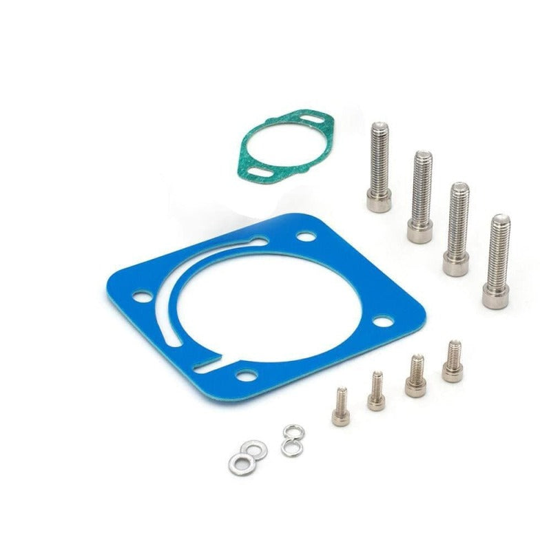 BLOBXIM-00205-BK-V2-BLOX Racing Honda B/D/H/F Series Engines 76mm Black Billet Throttle Body V2-Throttle Bodies-BLOX Racing