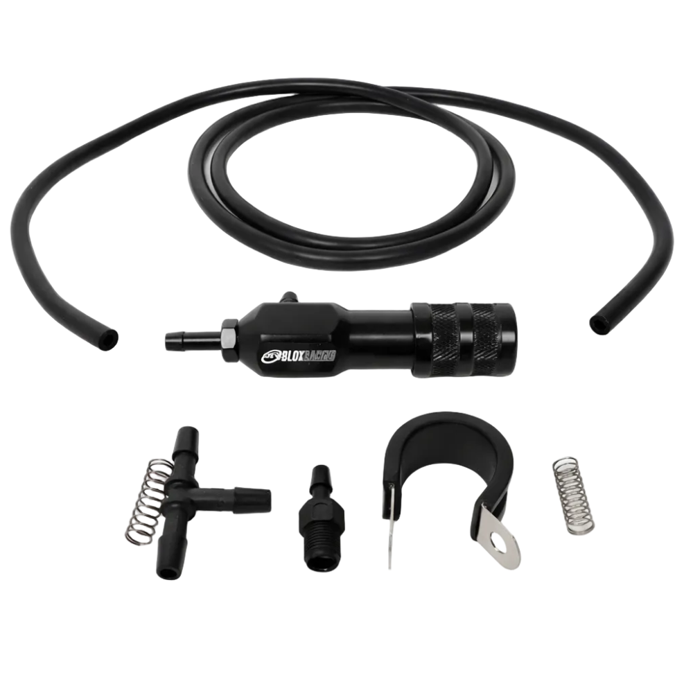 BLOX Racing Manual Boost Controller Black Full Kit contents 
