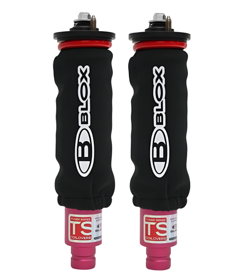 BLOX Racing Neoprene Coilover Covers - Black (Pair) - Black Ops Auto Works