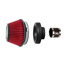Load image into Gallery viewer, BLOX Racing Shorty Performance 5in Air Filter w/3.5in Velocity Stack and Coupler Kit - Black - Black Ops Auto Works