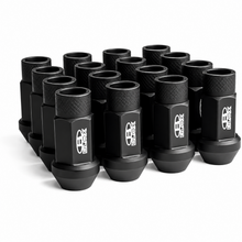 Load image into Gallery viewer, BLOX Racing Street Series black forged lug nuts M12x1.25 set of 16
