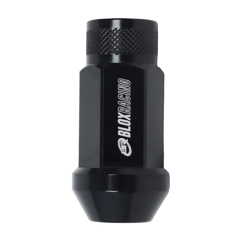 BLOX Racing BLOX Racing Street Series Forged Lug Nuts - Black 12 x 1.25mm - Set of 20 (New Design)