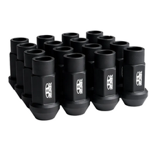 Load image into Gallery viewer, BLOX Racing Street Series Forged Lug Nuts - Flat Black 12 x 1.25mm - Set of 20 (New Design) BLOX Racing BLOBXAC-00107-SSFB