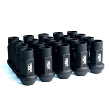 Load image into Gallery viewer, BLOX Racing Street Series Forged Lug Nuts - Flat Black 12 x 1.5mm - Set of 20 (New Design) BLOX Racing BLOBXAC-00104-SSFB
