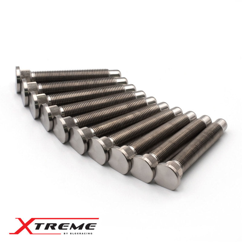 BLOX Racing Subaru Xtreme Titanium Wheel Studs 12 x 1.25mm - Set of 10 - Black Ops Auto Works