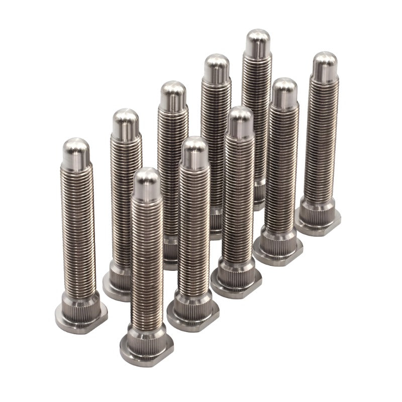 BLOX Racing Subaru Xtreme Titanium Wheel Studs 12 x 1.25mm - Set of 10 - Black Ops Auto Works