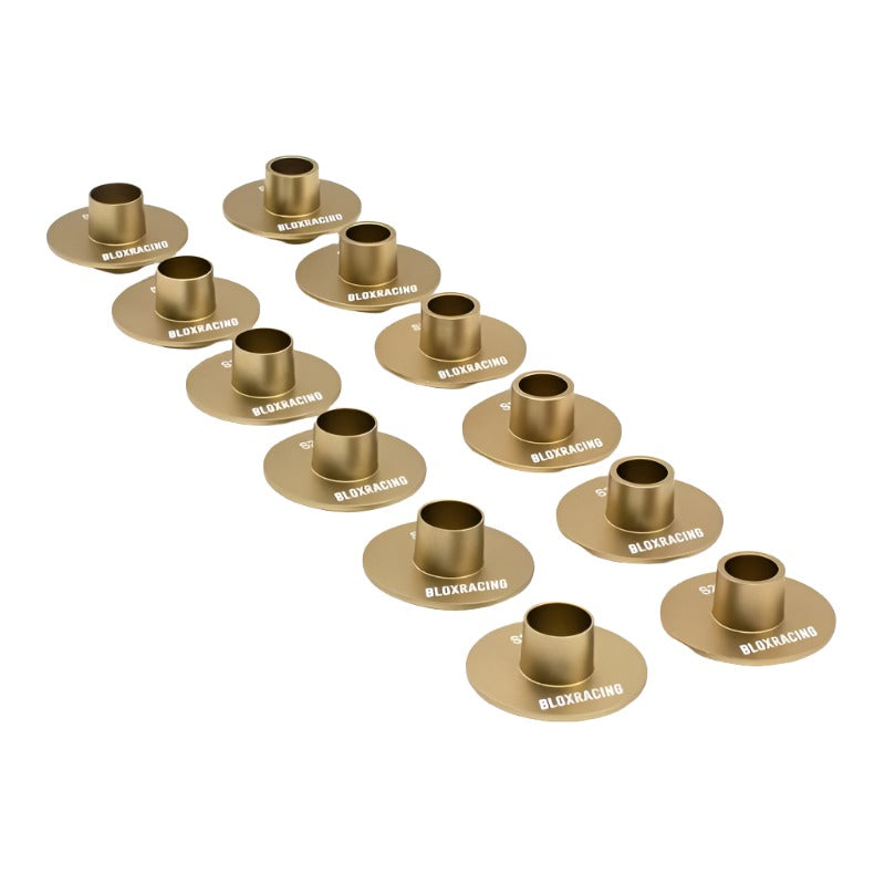 BLOX Racing Subframe Hard Collar Kit for All S2000 - Front and Rear total 12 Pieces (Gold) - Black Ops Auto Works