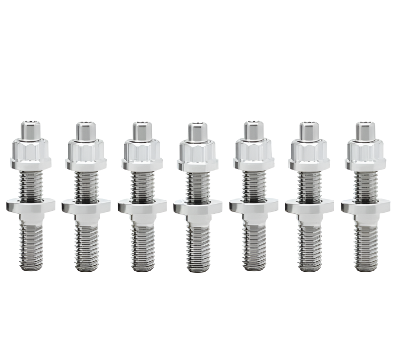 BLOX Racing SUS303 Stainless Steel Exhaust Manifold Stud Kit M8 x 1.25mm 45mm in Length - 9-piece - Black Ops Auto Works