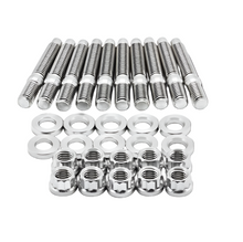 Load image into Gallery viewer, BLOX Racing SUS303 Stainless Steel Intake Manifold Stud Kit M8 x 1.25mm 55mm in Length - 8-piece - Black Ops Auto Works