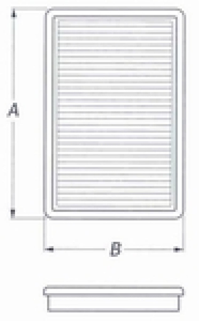 BMC 03-07 Hyundai Avante III 1.6L Replacement Panel Air Filter - Black Ops Auto Works