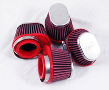 Load image into Gallery viewer, BMC Conical Carburetor Filter w/Chrome Top - Right 50mm Inlet / 120mm H - Black Ops Auto Works