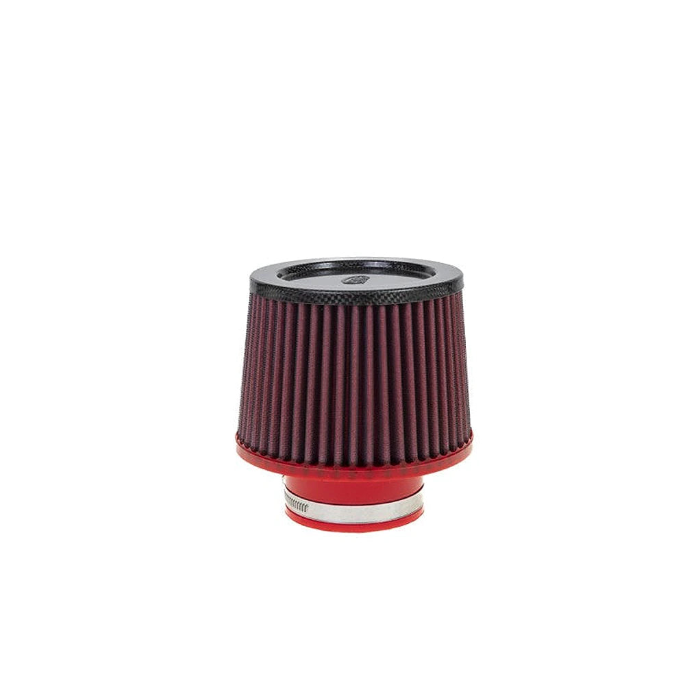 BMC Single Air Universal Conical Filter w/Carbon Top - 80mm Inlet / 110mm H - Black Ops Auto Works