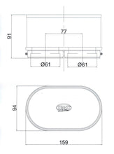 Load image into Gallery viewer, BMC Twin Air Carburetor Filter - 61mm x 2 ID / 74mm H