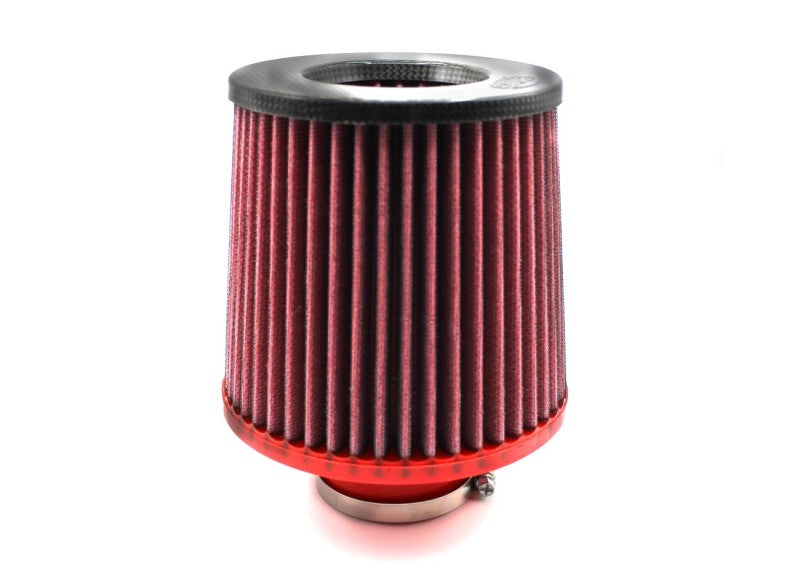 BMC Twin Air Universal Conical Filter w/Carbon Top - 60mm ID / 140mm H - Black Ops Auto Works