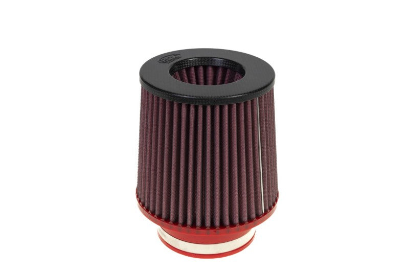 BMC Twin Air Universal Conical Filter w/Carbon Top - 70mm ID / 140mm H - Black Ops Auto Works