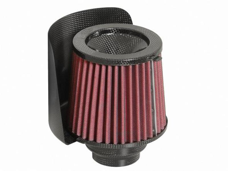 BMC Universal 90mm Conical Carbon Racing Filter w/Shield & Reducer - Black Ops Auto Works