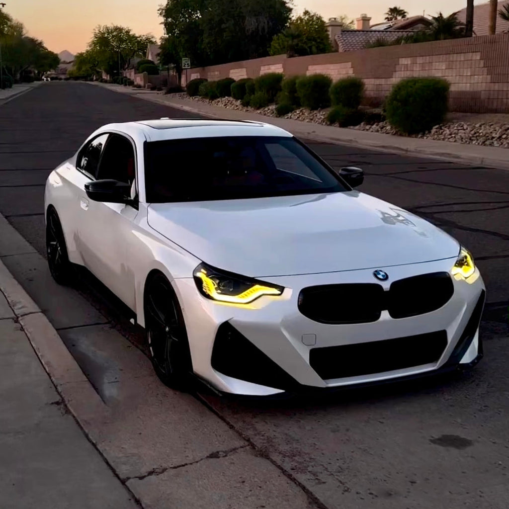 BMW 2 Series M2 2022-Present CSL Yellow Headlight DRL Module Upgrade - Black Ops Auto Works