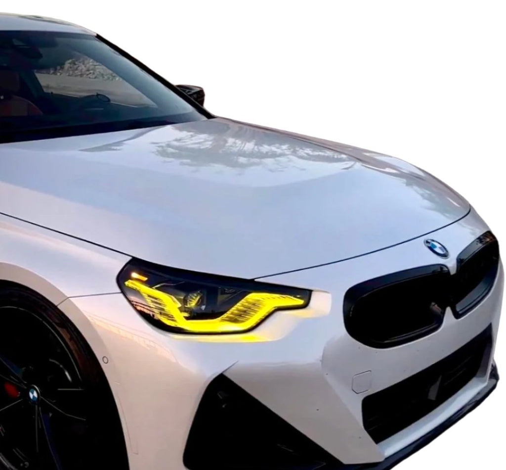 BMW 2 Series M2 2022-Present CSL Yellow Headlight DRL Module Upgrade - Black Ops Auto Works