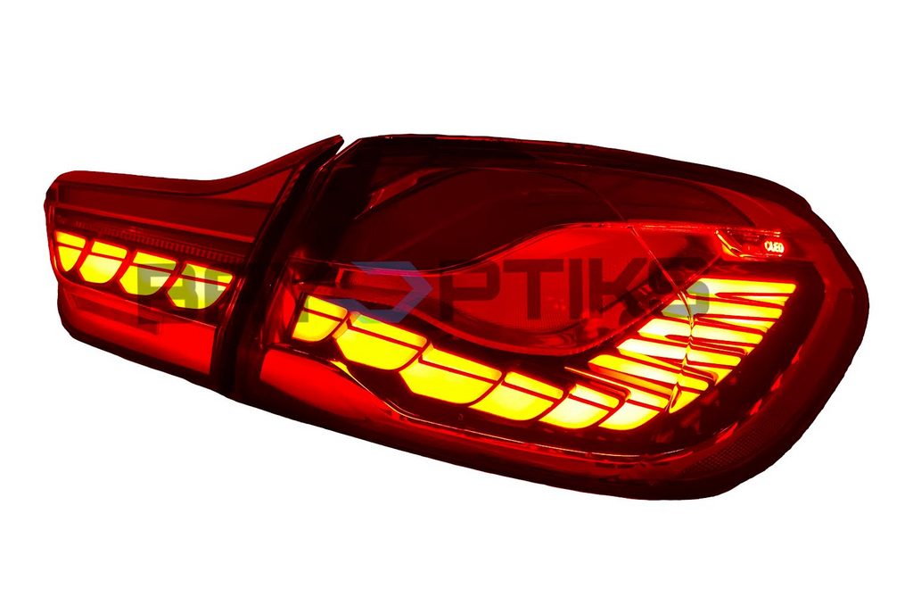 BMW F82 F83 M4 F32 F33 F36 4 Series Sequential OLED GTS Style Taillights - Black Ops Auto Works