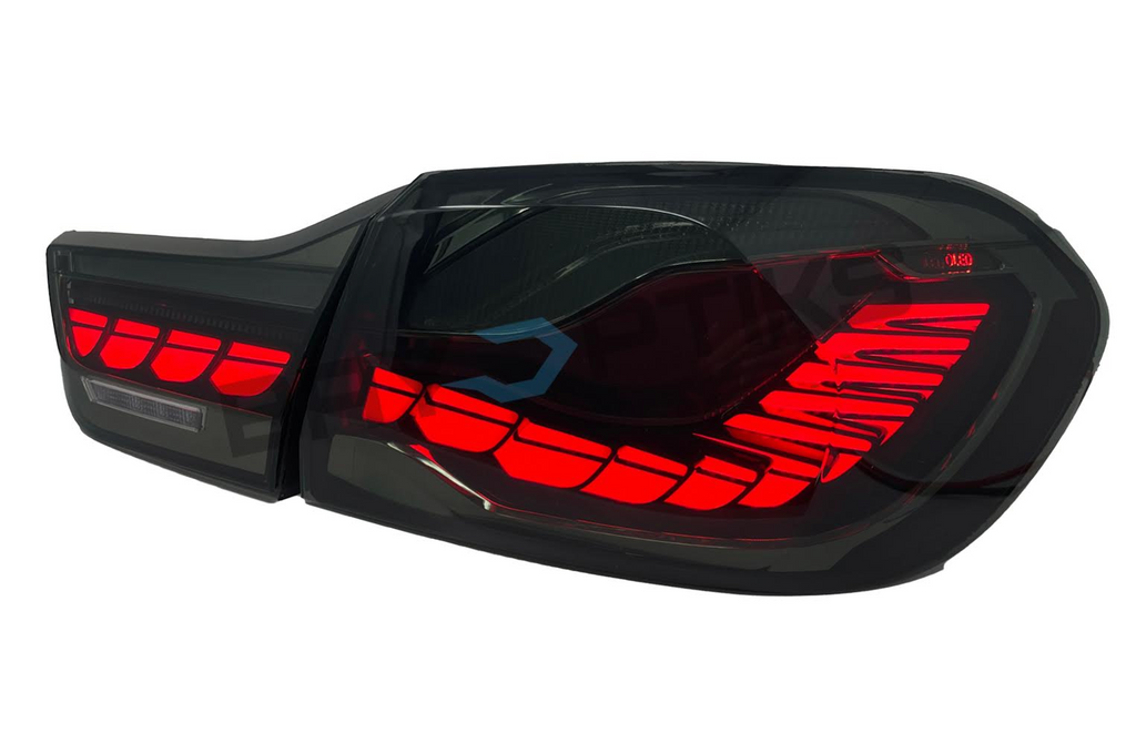 BMW F82 F83 M4 F32 F33 F36 4 Series Sequential OLED GTS Style Taillights - Black Ops Auto Works