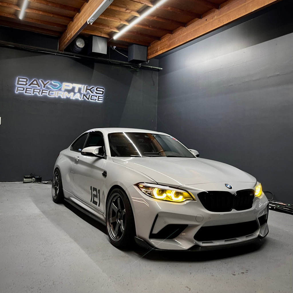 BMW M2 2 Series 2018-21 CSL Yellow Headlight DRL Module Upgrade - Black Ops Auto Works