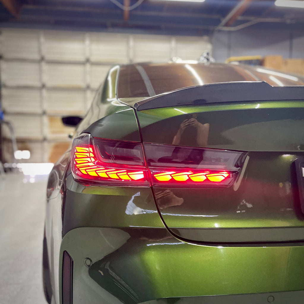 BMW M3 3 Series 2019-Present Sequential OLED GTS Style Taillights - Black Ops Auto Works