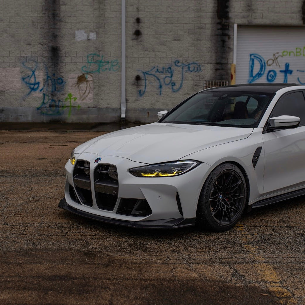 BMW M3 M4 4 Series 2021-Present CSL Yellow Headlight DRL Module Upgrade - Black Ops Auto Works