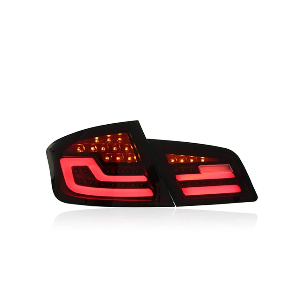 BMW M5 5 Series 2010-16 Updated Style LED Bar Taillights - BayOptiks TL-F10-Bar