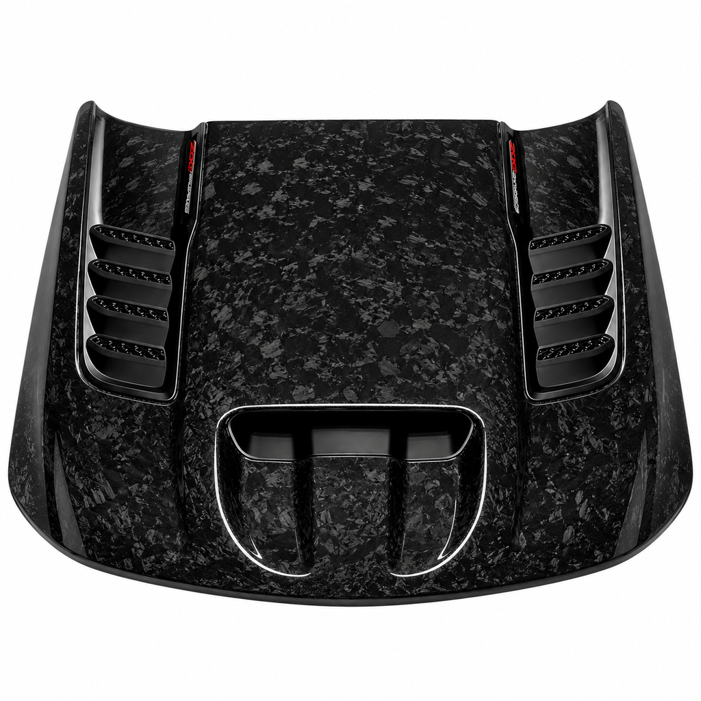 BOAW-HD21RTRX-C full carbon fiber hood for Ram TRX and RHO performance trucks